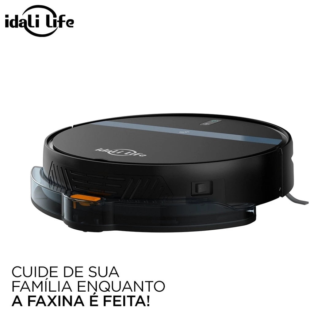 Robô Aspirador de Pó Para Casa Inteligente Com Sensores Anti- queda IDALI LIFE