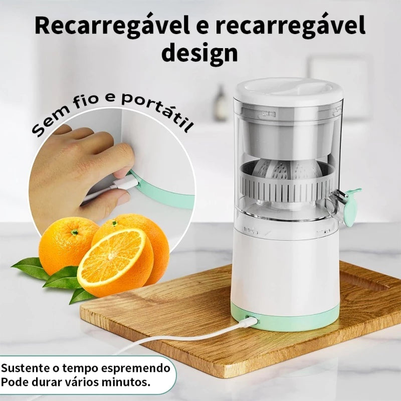 Espremedor Elétrico mini liquidificador de laranja suco frutas limão recarregável Maquina de Suco